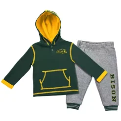 Colosseum Infant North Dakota State Bison Poppy Hoodie And Pants Set