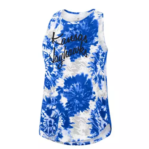Colosseum Women's Kansas Jayhawks Lava Swing Tank 1 Colosseum Women's Kansas Jayhawks Lava Swing Tank