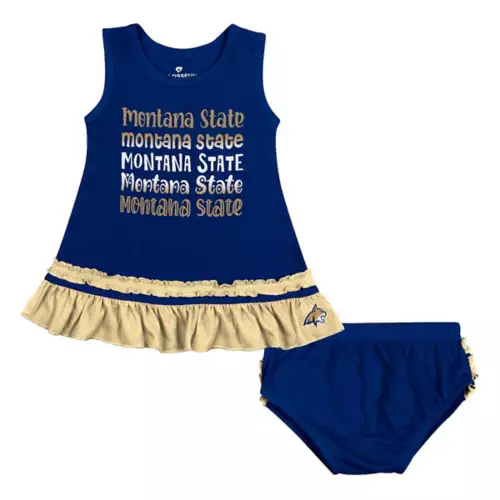 Colosseum Infant Girls' Montana State Bobcats Toons Dress & Shorts Set 1 Colosseum Infant Girls' Montana State Bobcats Toons Dress & Shorts Set