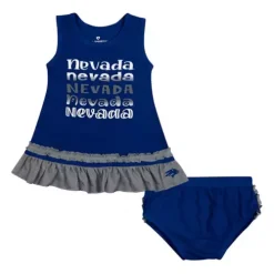 Colosseum Infant Girls' Nevada Wolf Pack Toons Dress & Shorts Set