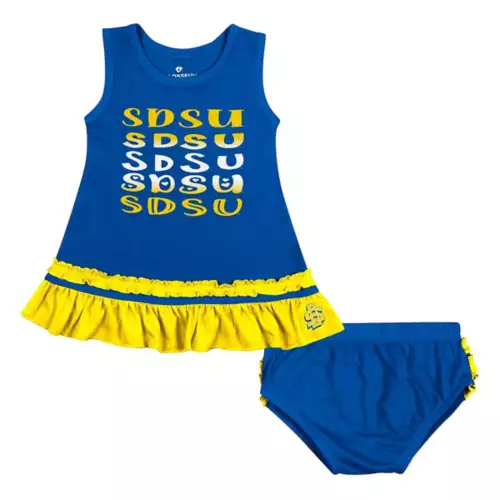 Colosseum Infant Girls' South Dakota State Jackrabbits Toons Dress & Shorts Set 1 Colosseum Infant Girls' South Dakota State Jackrabbits Toons Dress & Shorts Set