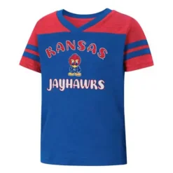 Colosseum Toddler Girls' Kansas Jayhawks Pie Crust T-Shirt