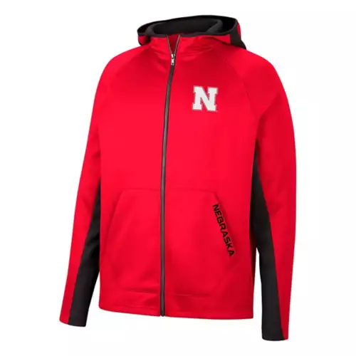 Colosseum Nebraska Cornhuskers Beeper Full Zip Hoodie 1 Colosseum Nebraska Cornhuskers Beeper Full Zip Hoodie