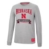 Colosseum Nebraska Cornhuskers Hay All Long Sleeve Shirt