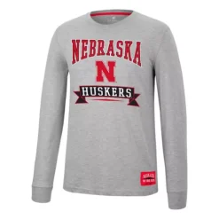 Colosseum Nebraska Cornhuskers Hay All Long Sleeve Shirt