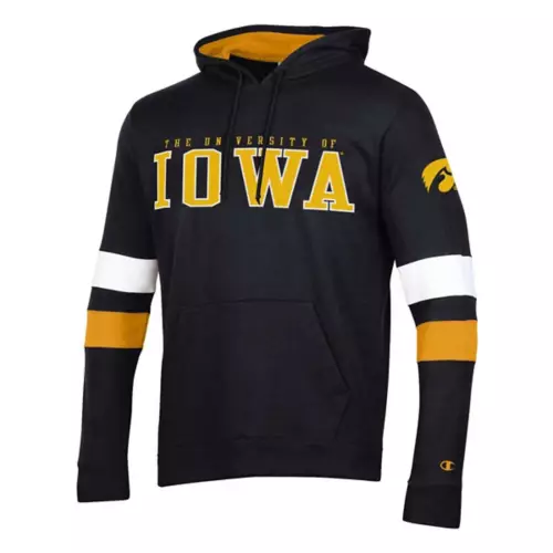 Champion Iowa Hawkeyes SF Block Hoodie 1 Champion Iowa Hawkeyes SF Block Hoodie