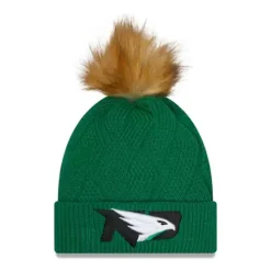 New Era Women's North Dakota Fighting Hawks Snowy Knit Beanie
