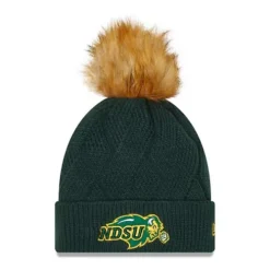 New Era Women's North Dakota State Bison Snowy Knit Beanie