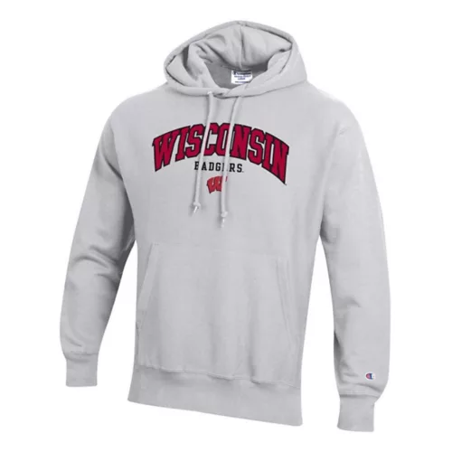 Champion Wisconsin Badgers Reverse Weave 2022 Hoodie 1 Champion Wisconsin Badgers Reverse Weave 2022 Hoodie