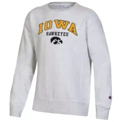 Champion Kids' Iowa Hawkeyes Weave Crewneck