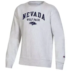 Champion Kids' Nevada Wolf Pack Weave Crewneck