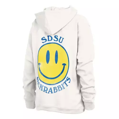 Pressbox Women's South Dakota State Jackrabbits Smiley Hoodie 2 Pressbox Women's South Dakota State Jackrabbits Smiley Hoodie - Image 2