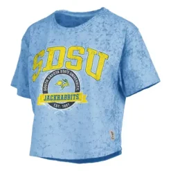 Pressbox Women's South Dakota State Jackrabbits Gibraltar Cropped Top