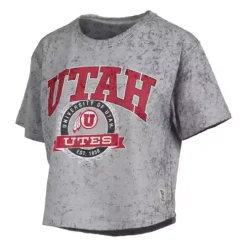 Pressbox Women's Utah Utes Gibraltar Cropped Top