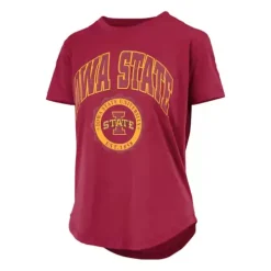 Pressbox Women's Iowa State Cyclones Irvine Puff T-Shirt