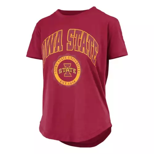 Pressbox Women's Iowa State Cyclones Irvine Puff T-Shirt 1 Pressbox Women's Iowa State Cyclones Irvine Puff T-Shirt