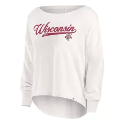 Fanatics Women's Wisconsin Badgers Script Crewneck Sweatshirt