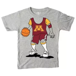 Wes And Willy Toddler Minnesota Golden Gophers Basketball Player T-Shirt