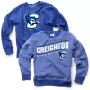 Wes And Willy Kids' Creighton Bluejays Fuzz Crewneck