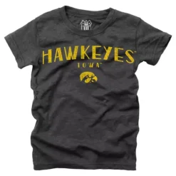 Wes And Willy Girls' Iowa Hawkeyes Basic Logo T-Shirt