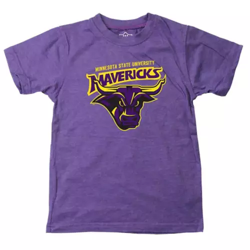 Wes And Willy Kids' Minnesota State Mavericks Logo T-Shirt 1 Wes And Willy Kids' Minnesota State Mavericks Logo T-Shirt
