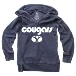 Wes And Willy Kids' BYU Cougars Burnout Hoodie