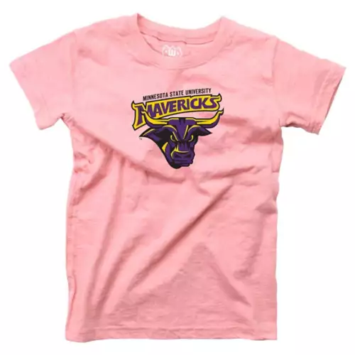 Wes And Willy Girls' Minnesota State Mavericks Basic Logo T-Shirt 1 Wes And Willy Girls' Minnesota State Mavericks Basic Logo T-Shirt