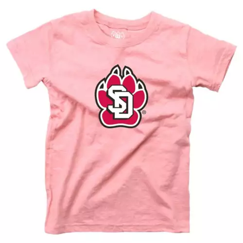 Wes And Willy Girls' South Dakota Coyotes Basic Logo T-Shirt 1 Wes And Willy Girls' South Dakota Coyotes Basic Logo T-Shirt