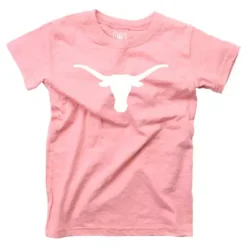 Wes And Willy Girls' Texas Longhorns Basic Logo T-Shirt