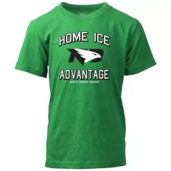 Wes And Willy Kids' North Dakota Fighting Hawks Ice T-Shirt