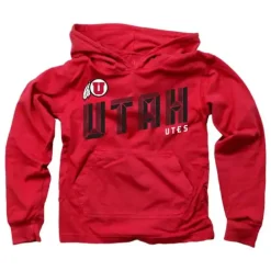 Wes And Willy Kids' Utah Utes Mario Hoodie