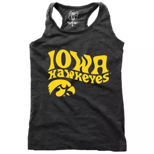 Wes And Willy Girls' Iowa Hawkeyes Hippie Tank Top 1 Wes And Willy Girls' Iowa Hawkeyes Hippie Tank Top