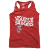 Wes And Willy Girls' Wisconsin Badgers Hippie Tank Top