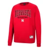 Colosseum Nebraska Cornhuskers Scholar Crewneck Sweatshirt