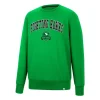 Colosseum North Dakota Fighting Hawks Effort Crewneck Sweatshirt