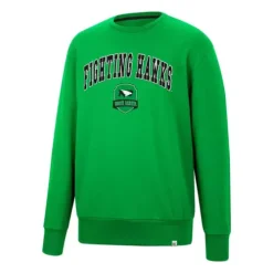 Colosseum North Dakota Fighting Hawks Effort Crewneck Sweatshirt