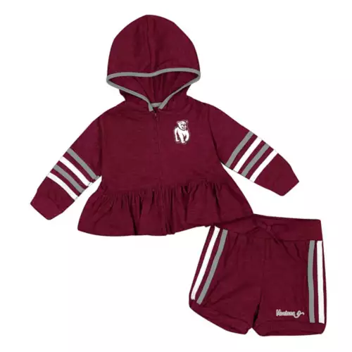 Colosseum Infant Girls' Montana Grizzlies Spoon Jacket & Short Set 1 Colosseum Infant Girls' Montana Grizzlies Spoon Jacket & Short Set