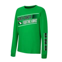 Colosseum Kids' North Dakota Fighting Hawks Fiduciary Long Sleeve Shirt