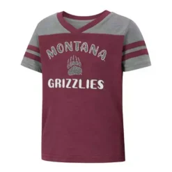 Colosseum Toddler Girls' Montana Grizzlies Pie Crust T-Shirt