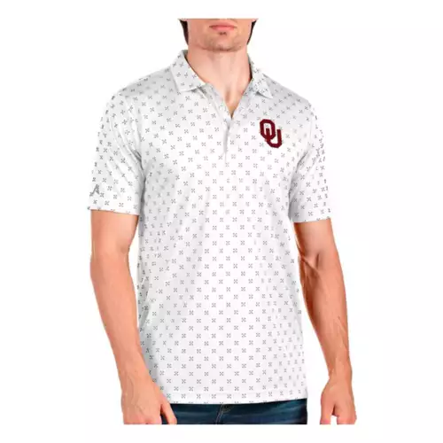 Antigua Oklahoma Sooners Spark Polo 1 Antigua Oklahoma Sooners Spark Polo