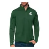 Antigua Michigan State Spartans Tribute 1/4 Zip Top