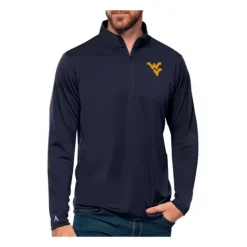 Antigua West Virginia Mountaineers Tribute 1/4 Zip Top