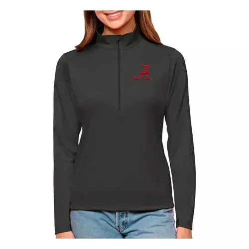 Antigua Women's Alabama Crimson Tide Tribute 1/4 Zip Top 1 Antigua Women's Alabama Crimson Tide Tribute 1/4 Zip Top