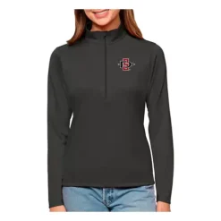 Antigua Women's San Diego State Aztecs Tribute 1/4 Zip Top