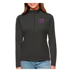 Antigua Women's Washington Huskies Tribute 1/4 Zip Top