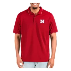 Antigua Nebraska Cornhuskers Affluent Big & Tall Polo
