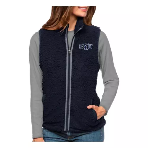 Antigua Women's BYU Cougars Sherpa Grace Vest 1 Antigua Women's BYU Cougars Sherpa Grace Vest