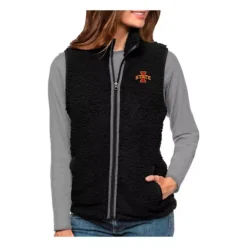 Antigua Women's Iowa State Cyclones Sherpa Grace Vest