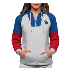 Antigua Women's Kansas Jayhawks Jackpot Hoodie