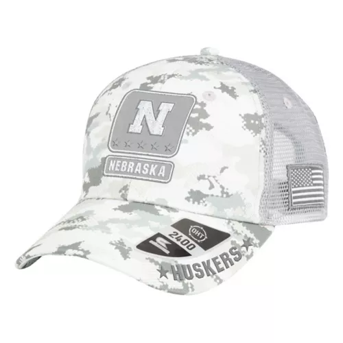 Colosseum Nebraska Cornhuskers Operation Hat Trick American Hero Hat 1 Colosseum Nebraska Cornhuskers Operation Hat Trick American Hero Hat